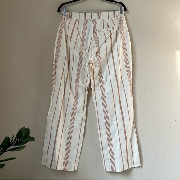 NWT Modcloth New Opportunities Capri Flare Crop Linen Pants, size 8 - Picture 5 of 16